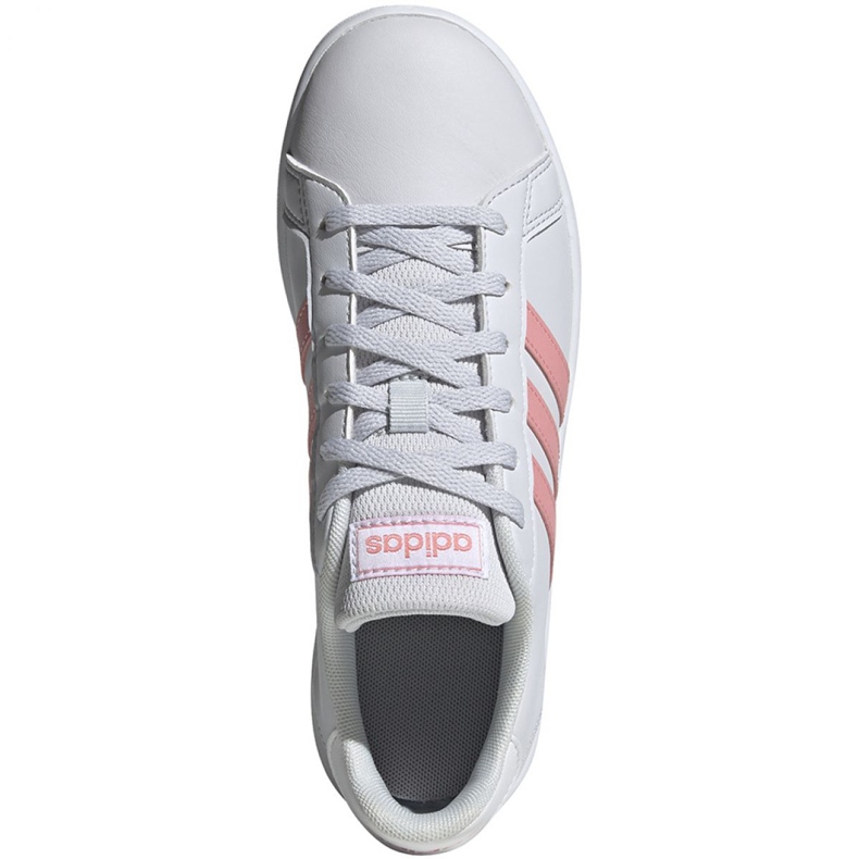 Chaussures adidas Grand Court K Jr EG1995 blanc rose 1
