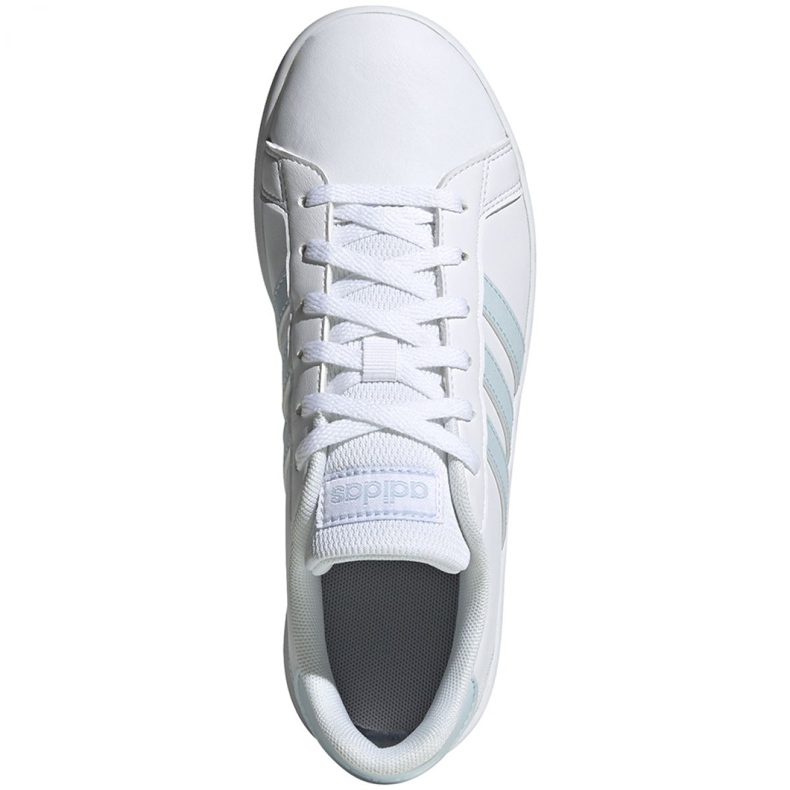 Chaussures adidas Grand Court K Jr EG1994 blanche bleu 1