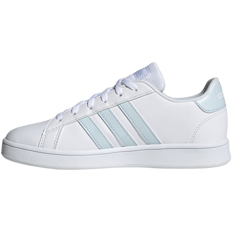 Chaussures adidas Grand Court K Jr EG1994 blanche bleu 2