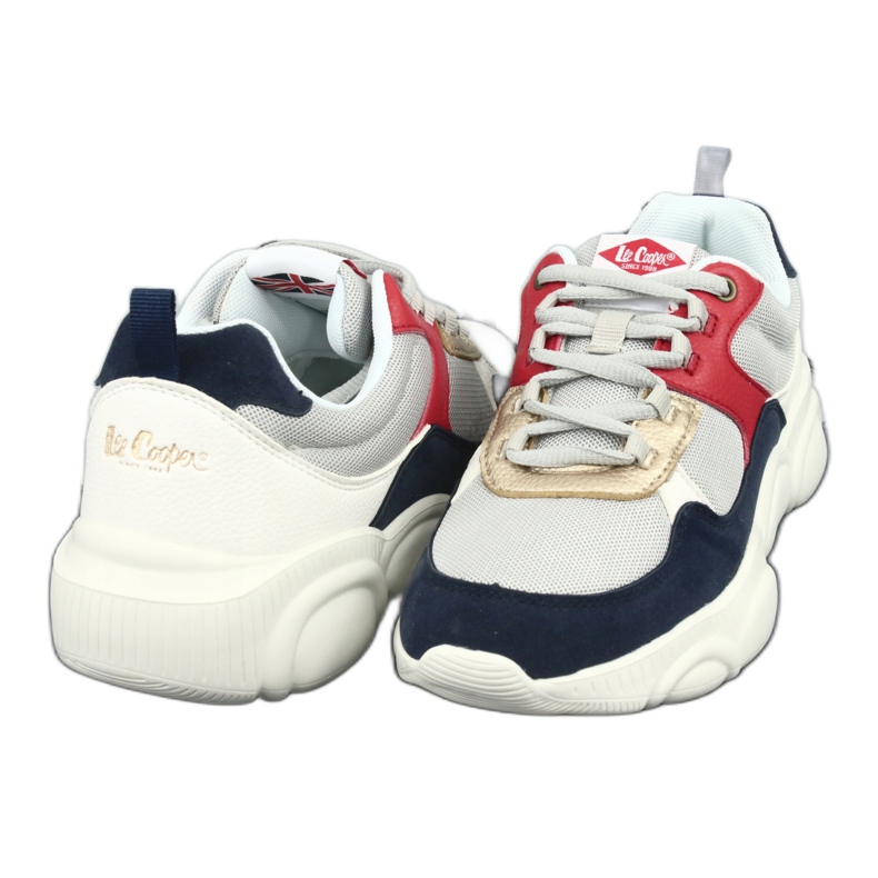 Lee Cooper Chaussures de sport pour femmes 1275 gris / multicolore 3