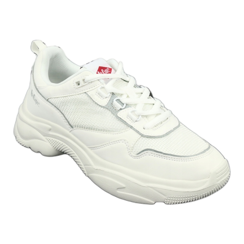 Lee Cooper Chaussures de sport pour femmes 1276 blanc blanche 1