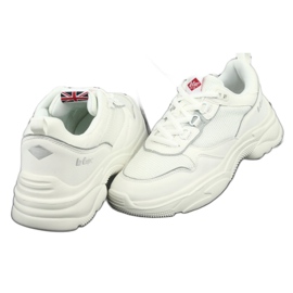Lee Cooper Chaussures de sport pour femmes 1276 blanc blanche 3
