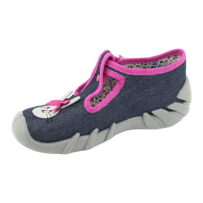 Chaussures pour enfants Befado 110P379 bleu marine rose 2