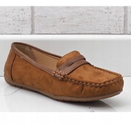Mocassins marron de ballerines BO-378 brun 1