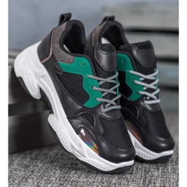 SHELOVET Baskets de sport noires le noir 1