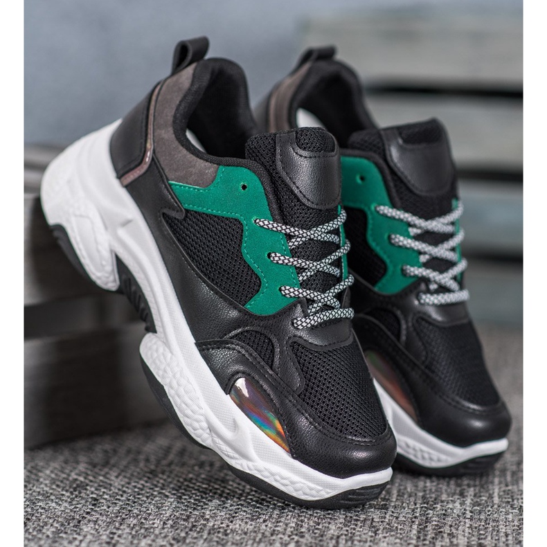 SHELOVET Baskets de sport noires le noir 1