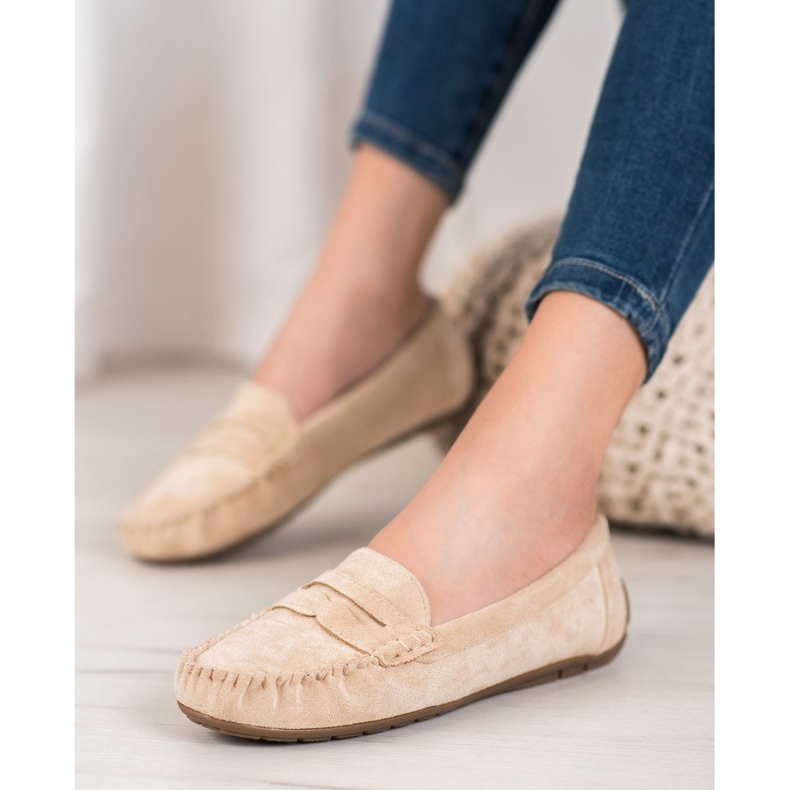Seastar Mocassins beiges classiques 2