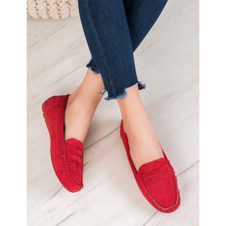Seastar Mocassins rouges classiques 1