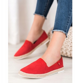 SHELOVET Espadrilles Rouges Classiques 4