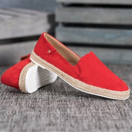 SHELOVET Espadrilles Rouges Classiques 2