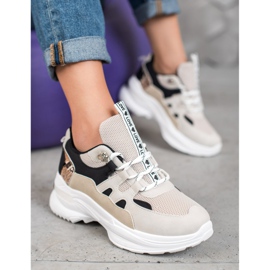 Weide Baskets d'amour à la mode brun le noir multicolore 5