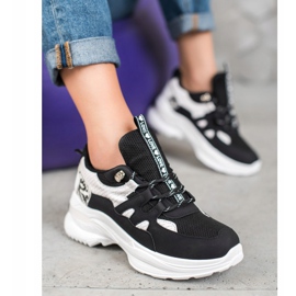 Weide Baskets d'amour à la mode le noir 2