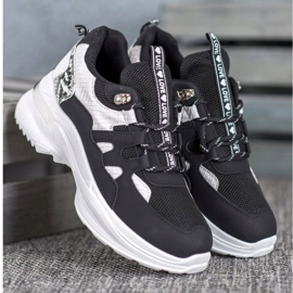 Weide Baskets d'amour à la mode le noir 3