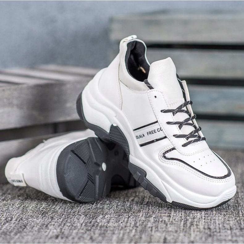 SHELOVET Chaussures de sport blanches 1