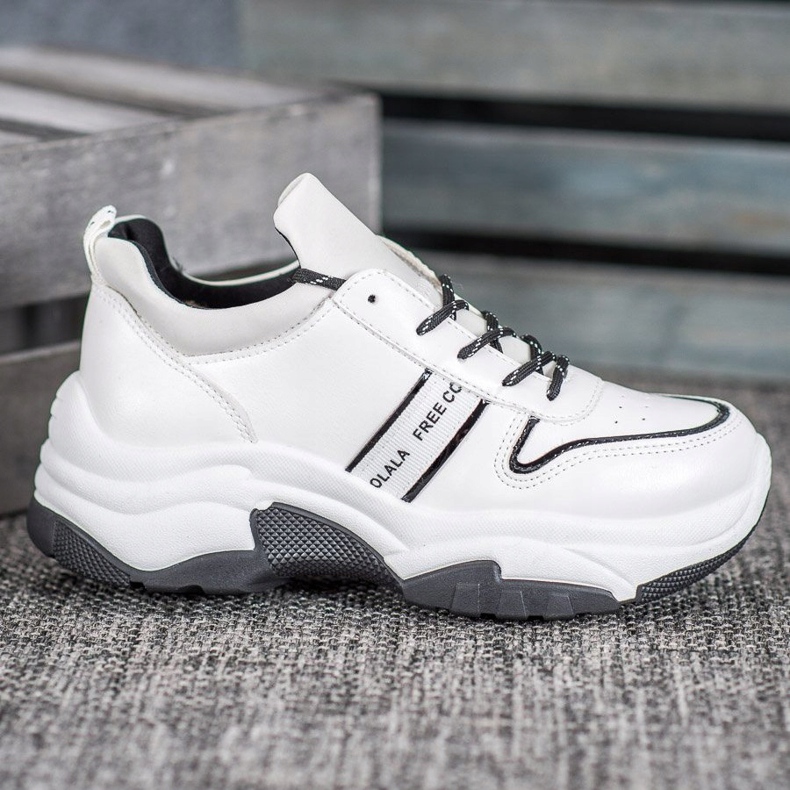 SHELOVET Chaussures de sport blanches 2