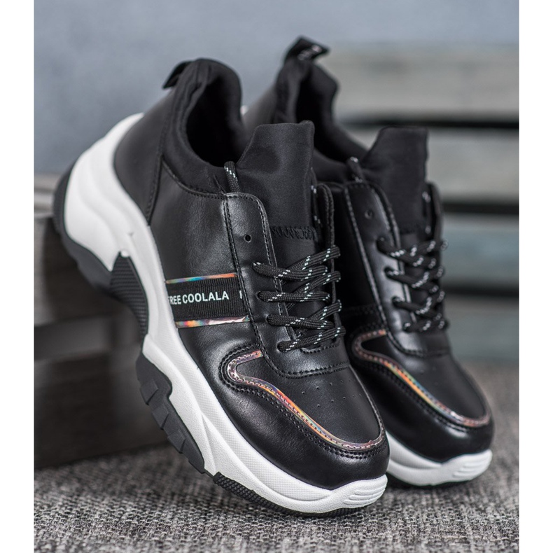 SHELOVET Chaussures de sport noires le noir 2