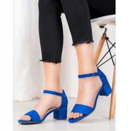 Filippo Sandales à talons cobalt bleu 1