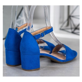 Filippo Sandales à talons cobalt bleu 3