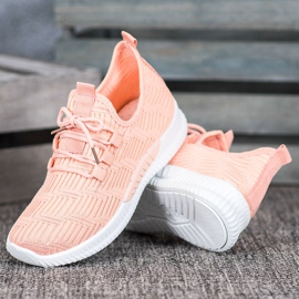 SHELOVET Chaussures textiles confortables orange 1