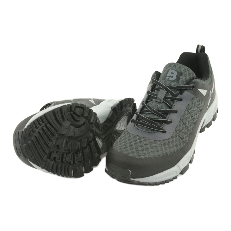 Chaussures de sport trekking McBraun 20MN37-1760 le noir gris 4