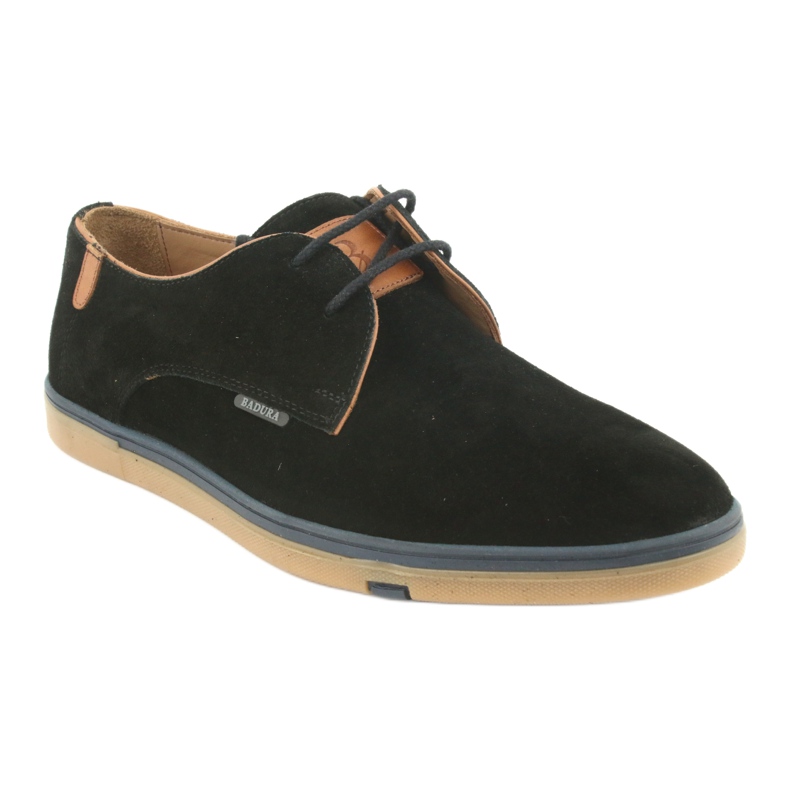 Chaussures homme Badura 3763 noires brun 1