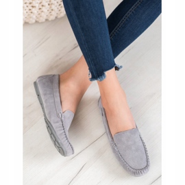 Cuir Classique VINCEZA Moxins gris 2