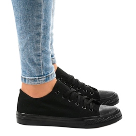 Baskets noires classiques pour femmes WQ801 le noir 2