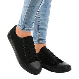 Baskets noires classiques pour femmes WQ801 le noir 1