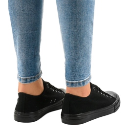 Baskets noires classiques pour femmes WQ801 le noir 3