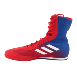 Chaussures de boxe adidas Box Hog Plus bleu-rouge 2