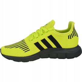 Chaussures Adidas Swift Run EE6797 noir vert 1