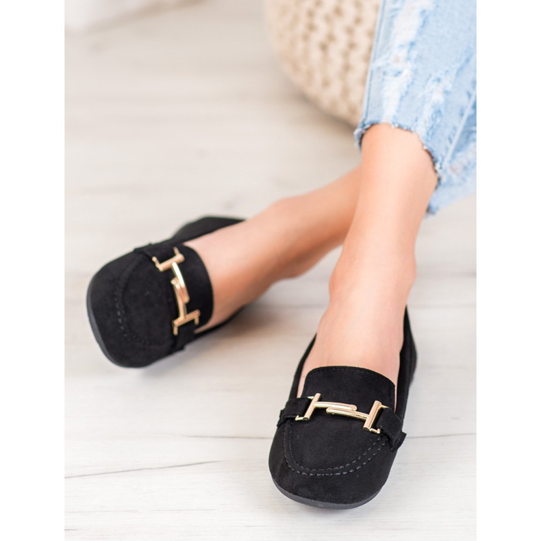 Bestelle Mocassins noirs élégants le noir 2