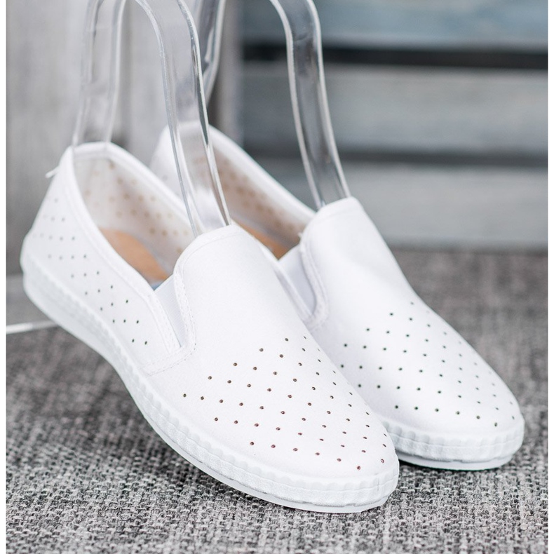 McKey Slipons décontractés blancs blanche 1 McKey Slipons décontractés blancs blanche 1