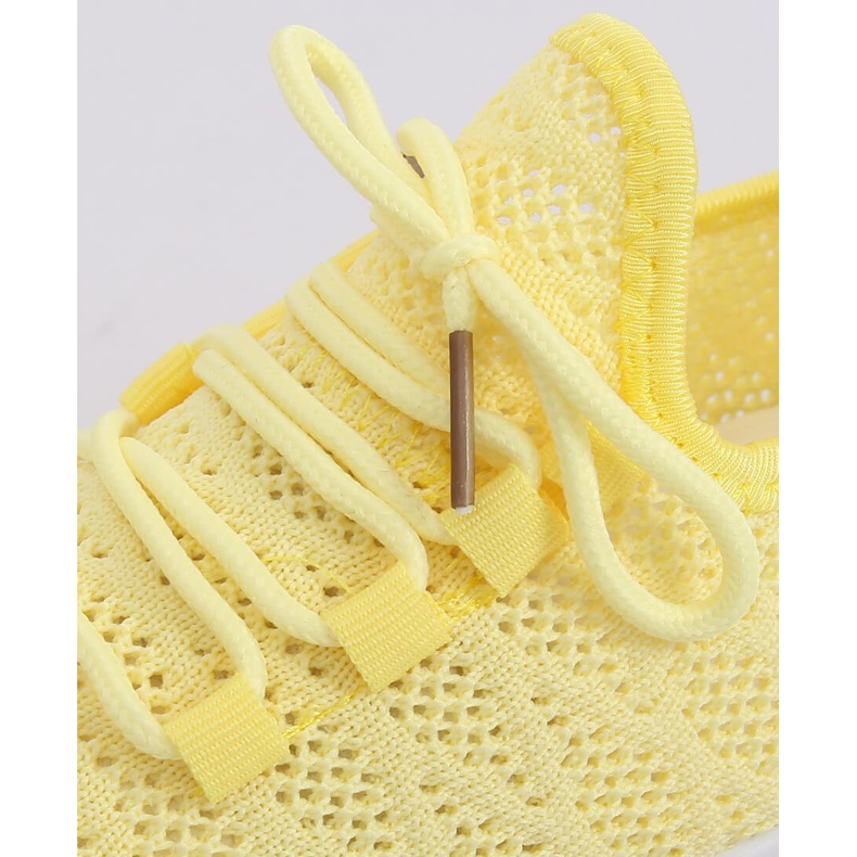 Jaune BB76 Chaussures de sport jaunes 1