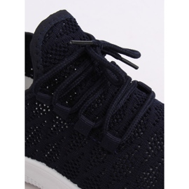 BB76 Chaussures de sport bleu marine marine jaune 1