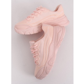 Chaussures de sport roses DML902 All Pink 1