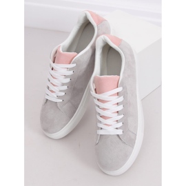 Baskets femme grises WB810 Gris jaune 1