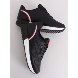 Chaussures de sport noires pour femmes BK938 Noir le noir 1