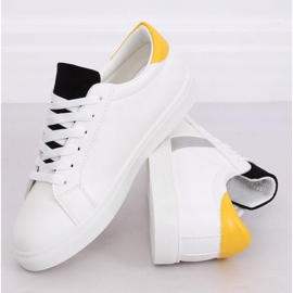 Baskets femme blanches WB811 BLANC / NOIR le noir 2