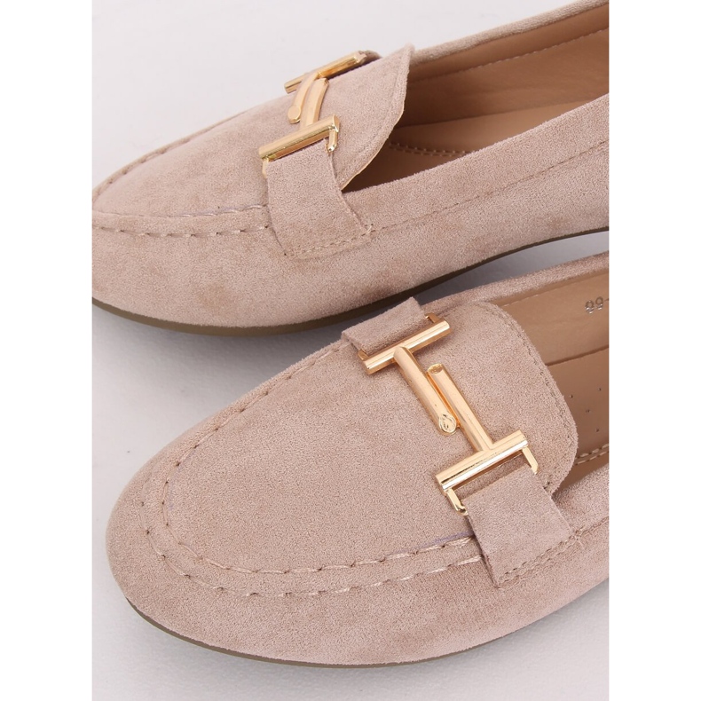 Mocassins femme beige 99-13A Beige brun jaune 1