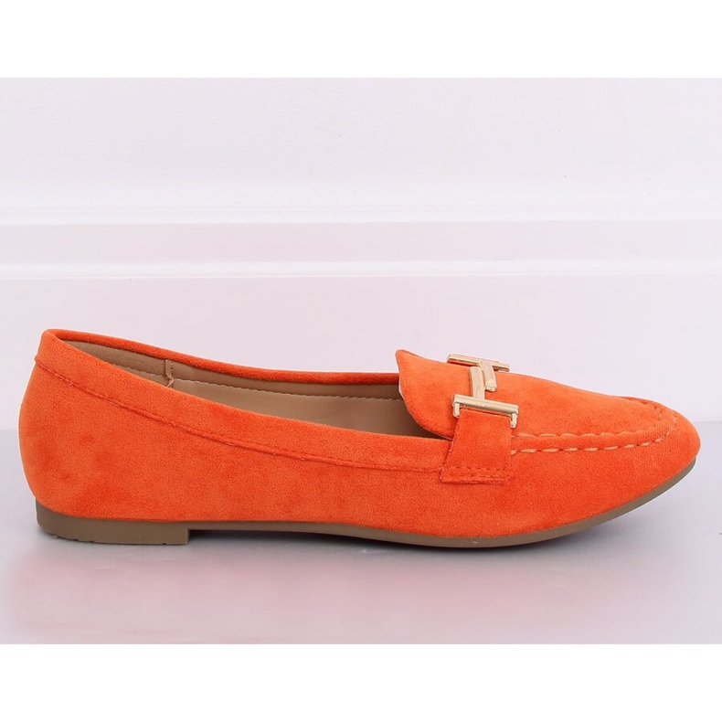 Mocassins femme orange 99-13A Orange 2 Mocassins femme orange 99-13A Orange 2