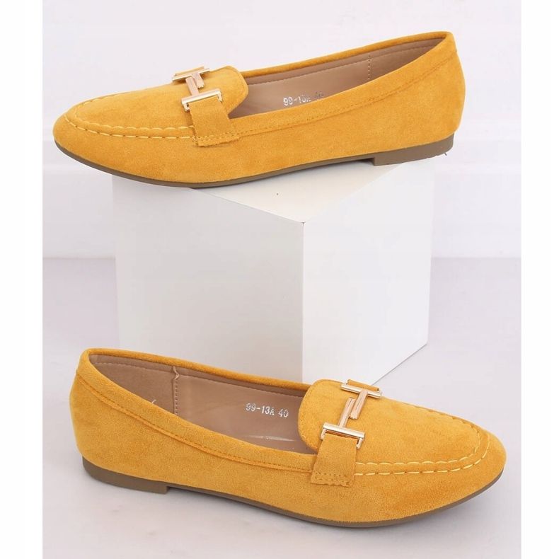 Mocassins Femme Miel 99-13A Jaune 1