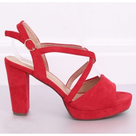Sandales à talons rouges 9272 Rojo 1