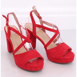 Sandales à talons rouges 9272 Rojo 2