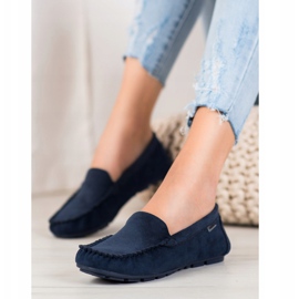 Mocassins classiques VINCEZA bleu 1