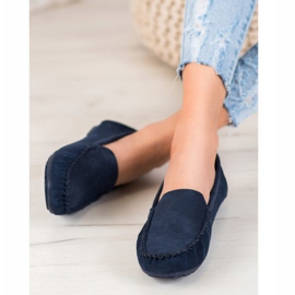 Mocassins classiques VINCEZA bleu 2 Mocassins classiques VINCEZA bleu 2
