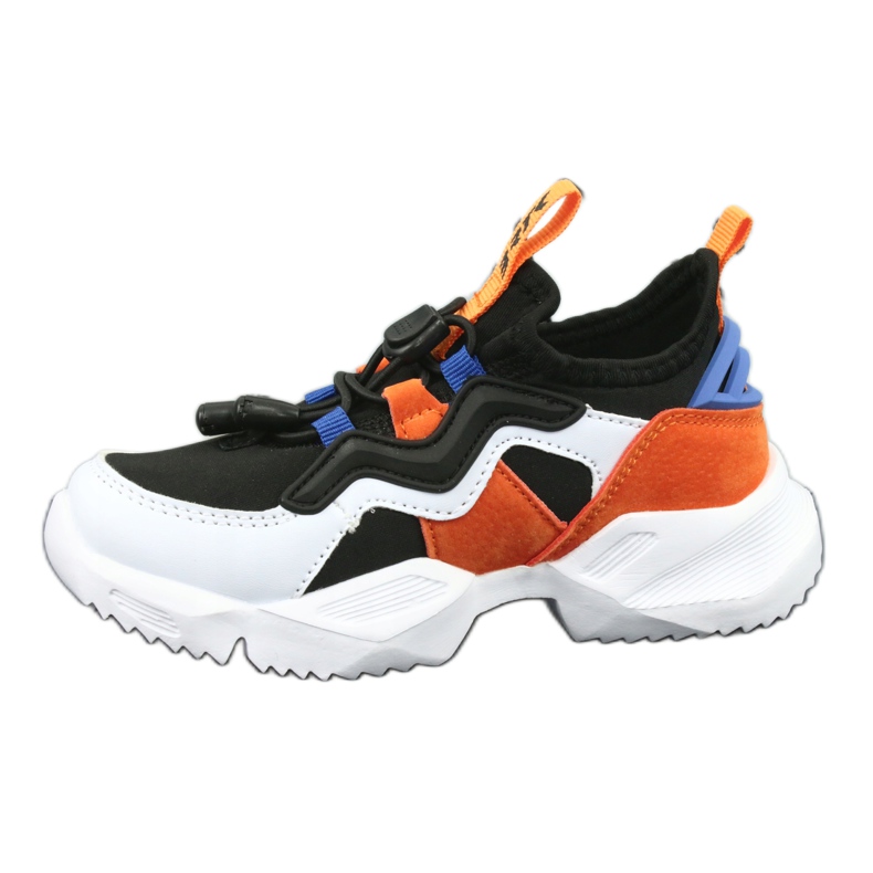 Chaussures de sport Bartek 78219 blanche le noir bleu orange 2 Chaussures de sport Bartek 78219 blanche le noir bleu orange 2