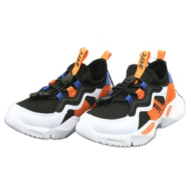 Chaussures de sport Bartek 78219 blanche le noir bleu orange 3 Chaussures de sport Bartek 78219 blanche le noir bleu orange 3