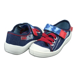 Chaussures enfant Befado 251X101 blanche rouge bleu 5