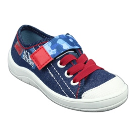 Chaussures enfant Befado 251X101 blanche rouge bleu 2